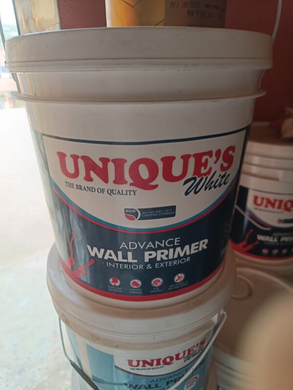 প্রাইমার UNIQUE'S ADVANCE WALL PRIMER INTERIOR & EXTERIOR 10L