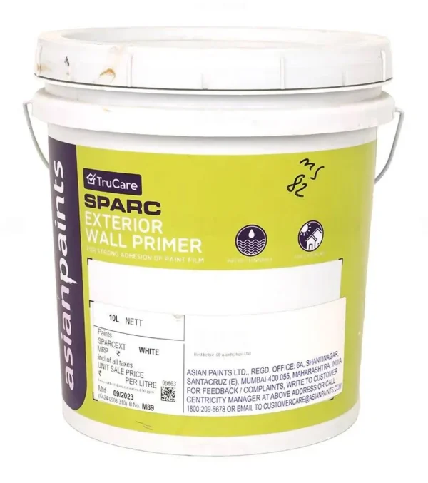 প্রাইমার Sparc Exterior Primer: Smooth, White Finish & Strong 10L